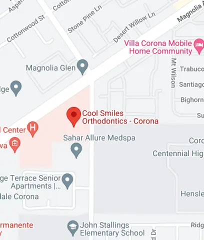 Cool Smiles Orthodontics - Location maps
